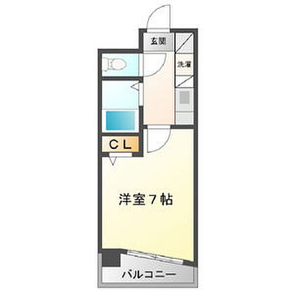 エステート記念橋 806｜愛知県名古屋市中区大須４丁目(賃貸マンション1K・8階・20.60㎡)の写真 その2