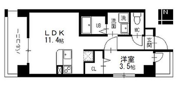 FINE CALL TB-F 503｜愛知県名古屋市西区押切２丁目(賃貸マンション1LDK・5階・36.98㎡)の写真 その2