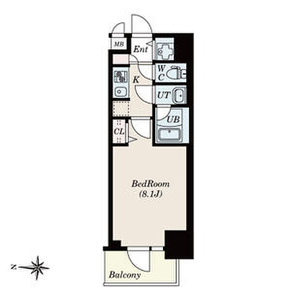 S-RESIDENCE栄四丁目 704｜愛知県名古屋市中区栄４丁目(賃貸マンション1K・7階・24.46㎡)の写真 その2