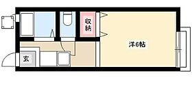 サンシティ鈴和B棟 201 ｜ 愛知県名古屋市西区名塚町５丁目（賃貸アパート1R・2階・19.00㎡） その2