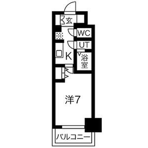 メイクスWアート丸の内 1103｜愛知県名古屋市西区那古野１丁目(賃貸マンション1K・11階・23.36㎡)の写真 その2