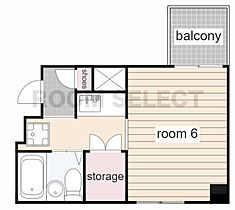 コーポジョイフル 5-D ｜ 愛知県名古屋市西区菊井２丁目（賃貸マンション1R・5階・16.27㎡） その2