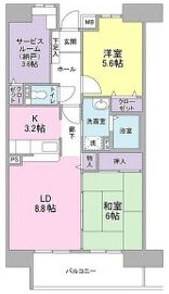 アーバンドエル庄内通 915｜愛知県名古屋市西区浄心本通３丁目(賃貸マンション2SLDK・9階・66.96㎡)の写真 その2