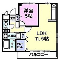 アルモニー 201 ｜ 愛知県名古屋市西区大野木５丁目（賃貸アパート1LDK・2階・45.34㎡） その2