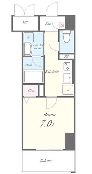 ヴェルドミール 103｜愛知県名古屋市中村区道下町４丁目(賃貸マンション1K・1階・27.90㎡)の写真 その2