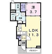 モデルノ　エイト 102 ｜ 愛知県名古屋市西区上橋町（賃貸アパート1LDK・1階・37.13㎡） その2