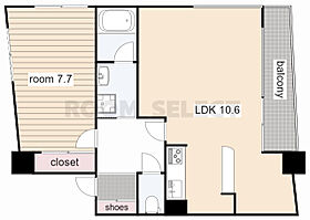 アークポイント 202 ｜ 愛知県名古屋市中村区竹橋町（賃貸マンション1LDK・2階・57.69㎡） その2