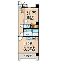 エクセレンス彩 205 ｜ 愛知県名古屋市西区中小田井４丁目（賃貸マンション1LDK・2階・39.49㎡） その2