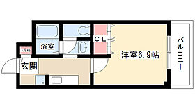 パークサイド武蔵塚 205 ｜ 愛知県長久手市武蔵塚（賃貸アパート1K・2階・24.84㎡） その2