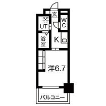 リシュドール伝馬 703 ｜ 愛知県名古屋市熱田区伝馬２丁目（賃貸マンション1K・7階・24.96㎡） その2