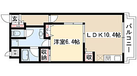 ミクニハイツ 203 ｜ 愛知県名古屋市熱田区西郊通５丁目（賃貸マンション1LDK・2階・44.55㎡） その2