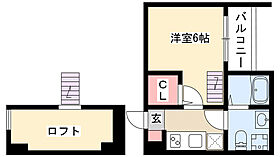 REVE鶴舞 205 ｜ 愛知県名古屋市昭和区鶴舞４丁目（賃貸アパート1K・2階・20.65㎡） その2