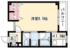 シャンブル平野 4C ｜ 愛知県名古屋市昭和区石仏町２丁目（賃貸マンション1K・4階・30.18㎡） その2