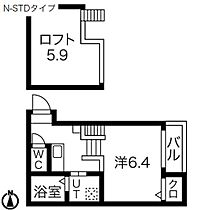 stage荒畑 205 ｜ 愛知県名古屋市昭和区出口町２丁目（賃貸アパート1K・2階・21.78㎡） その2