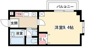 シティライフ藤ヶ丘南1号館 406 ｜ 愛知県名古屋市名東区照が丘（賃貸マンション1K・4階・24.15㎡） その2