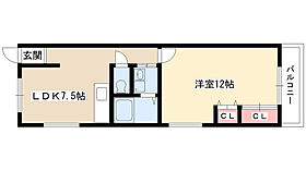 メゾン一社 1E ｜ 愛知県名古屋市名東区一社２丁目（賃貸マンション1LDK・1階・47.97㎡） その2