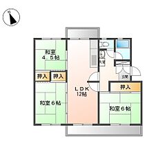 藤の木団地8棟404号 404 ｜ 愛知県名古屋市名東区藤里町（賃貸マンション3LDK・4階・63.60㎡） その2