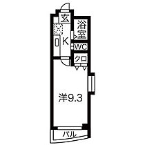 シティライフ上社 501 ｜ 愛知県名古屋市名東区一社３丁目（賃貸マンション1K・5階・24.36㎡） その2