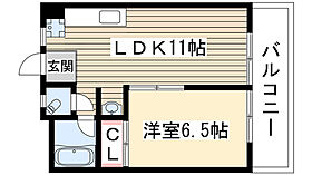 コーポ小池 703 ｜ 愛知県名古屋市名東区小池町（賃貸マンション1LDK・7階・36.92㎡） その2