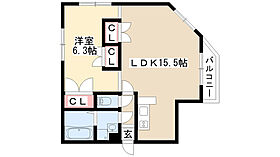 MILES TONES F ｜ 愛知県名古屋市千種区西山元町３丁目（賃貸マンション1LDK・3階・46.59㎡） その2