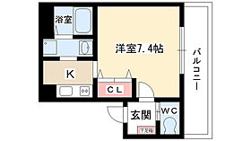 イースタンヒルズ一社 307 ｜ 愛知県名古屋市名東区高社１丁目（賃貸マンション1K・3階・24.98㎡） その2