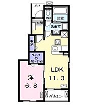 ルミナーレ　II 101 ｜ 愛知県名古屋市中川区万場５丁目（賃貸アパート1LDK・1階・44.20㎡） その2