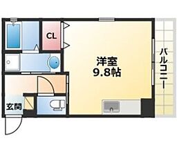 シーズンコート六番町 302 ｜ 愛知県名古屋市熱田区四番１丁目（賃貸マンション1R・3階・26.93㎡） その2