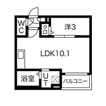 Warren hoshizakiII 202 ｜ 愛知県名古屋市南区星崎１丁目（賃貸アパート1LDK・2階・30.06㎡） その2