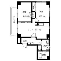 三鈴シティ 301 ｜ 愛知県名古屋市中村区上ノ宮町１丁目（賃貸マンション2LDK・3階・52.16㎡） その2