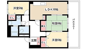 東光マンション 202 ｜ 愛知県名古屋市名東区小池町（賃貸マンション3LDK・2階・69.59㎡） その2