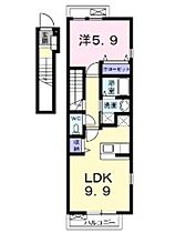 アモール 201 ｜ 愛知県名古屋市中村区野上町（賃貸アパート1LDK・2階・41.98㎡） その2