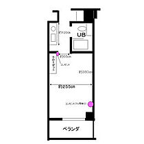 ビィシンク 303 ｜ 愛知県名古屋市熱田区大瀬子町（賃貸マンション1K・3階・17.45㎡） その2