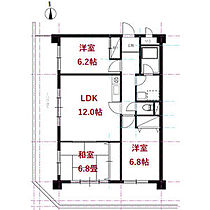 Residence Tsuda/レジデンス津田(津田ビル) 302 ｜ 愛知県名古屋市熱田区波寄町（賃貸マンション3LDK・3階・69.06㎡） その2