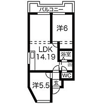 スカイフォート 203 ｜ 愛知県名古屋市西区数寄屋町（賃貸マンション2LDK・2階・53.10㎡） その2