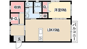 平和第2マンション 1A ｜ 愛知県名古屋市千種区見附町２丁目（賃貸マンション1LDK・1階・58.00㎡） その2