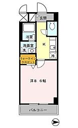 間取図画像 1K