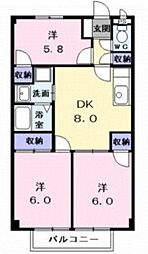 間取図画像 3DK