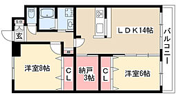 間取図画像 2SLDK