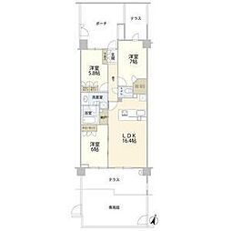 間取図画像 3LDK