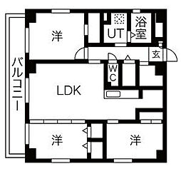 間取図画像 2SLDK