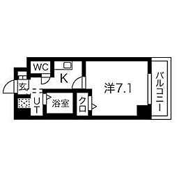 間取図画像 1K