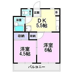 間取図画像 2DK