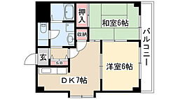 間取図画像 2DK