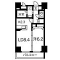 プランドールナカムラ1階8.4万円
