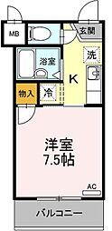 間取図画像 1K