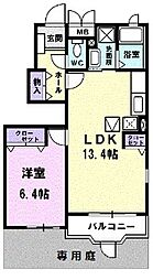 間取図画像 1LDK