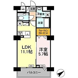間取図画像 1LDK