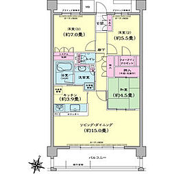 間取図画像 3LDK