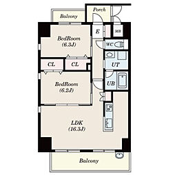 リンパクマンション 8階