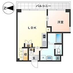間取図画像 1LDK